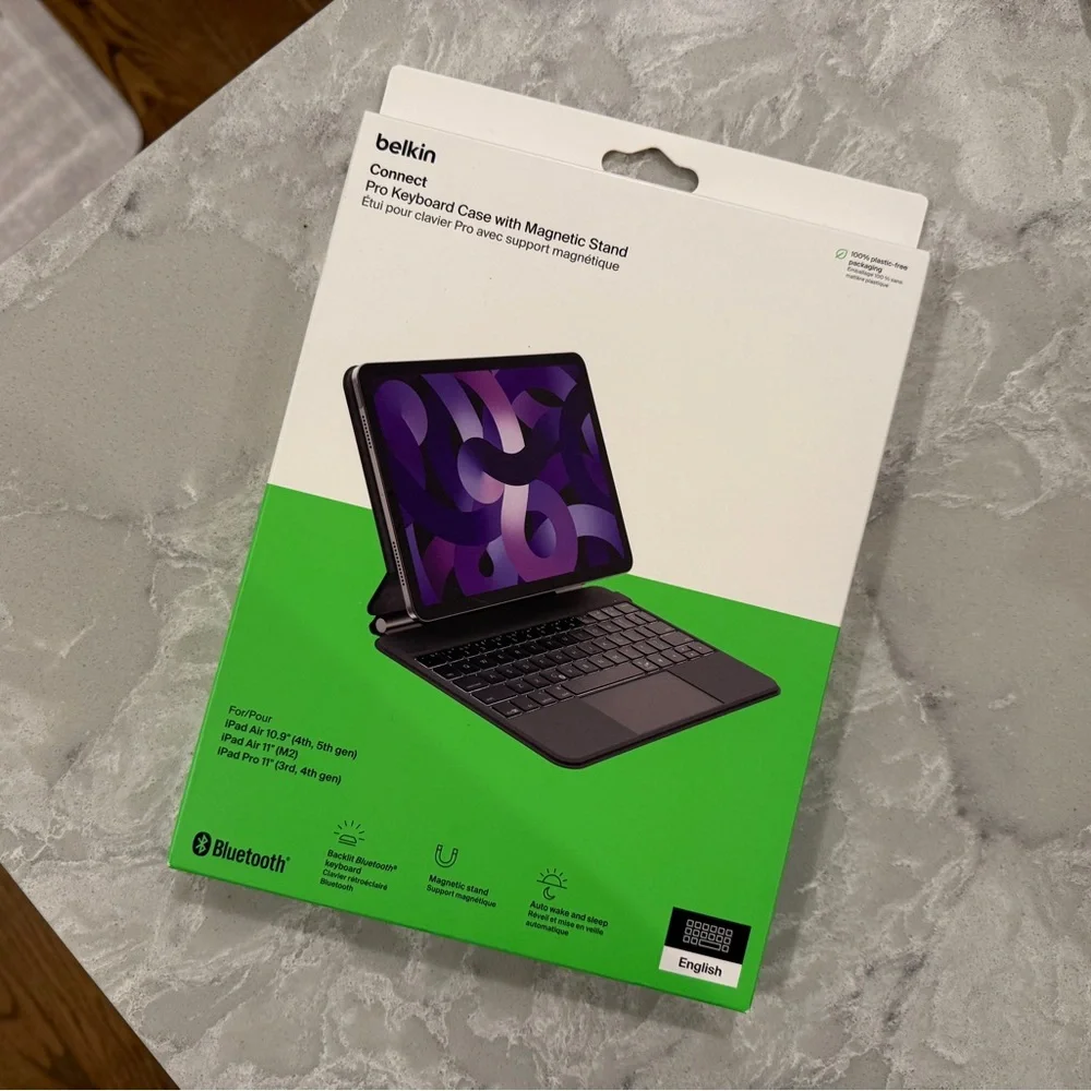 Belkin Pro Keyboard Case w/Magnetic Stand for iPad Air 10.9”/11” & iPad Pro 11”
